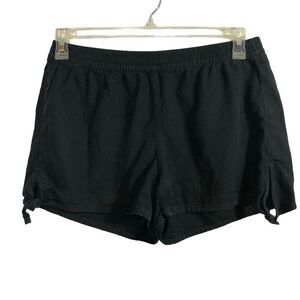 Madewell Black Cotton/Viscose Shorts
